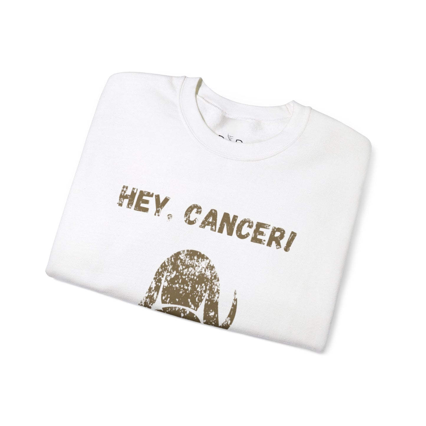 Hey, Cancer!  Kiss My Tail! Dachshund Silhouette Sweatshirt