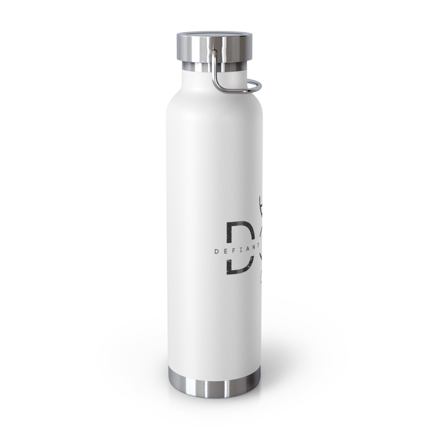 Defiant by Design Logo -  Vacuum Insulated Bottle, 22oz