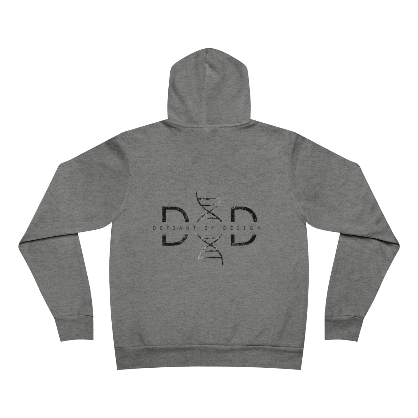 Defiant by Design Logo Grey Hoodie