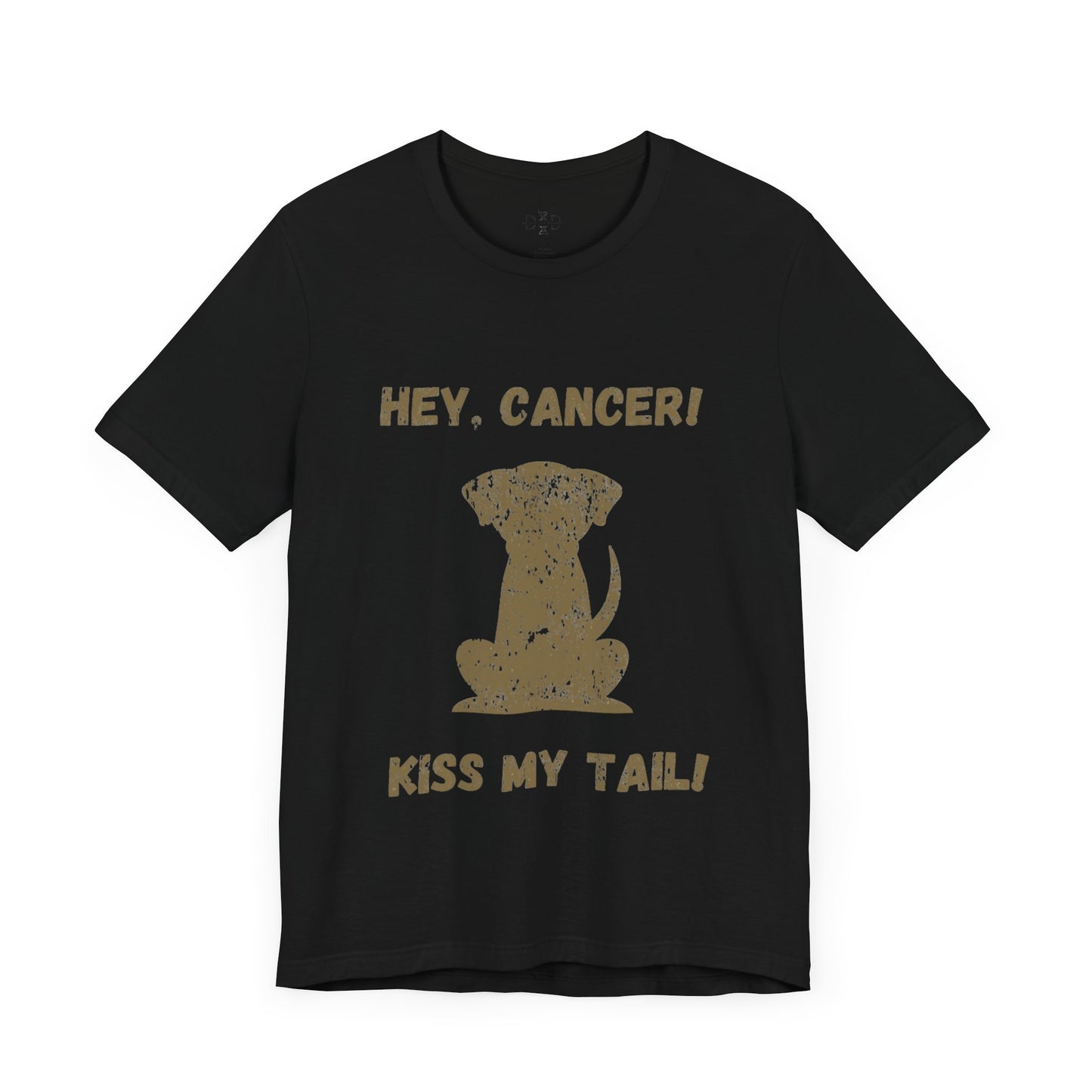 Hey, Cancer!  Kiss My Tail!  Labrador Silhouette - T-shirt