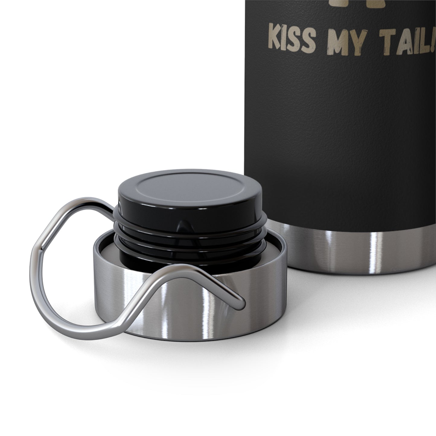 Hey Cancer!  Kiss My Tail Chihuahua Insulated Bottle, 22oz